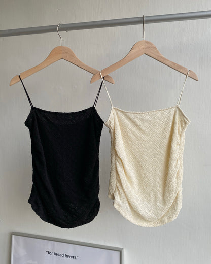 VT222 Texture Vest - Ivory | Black