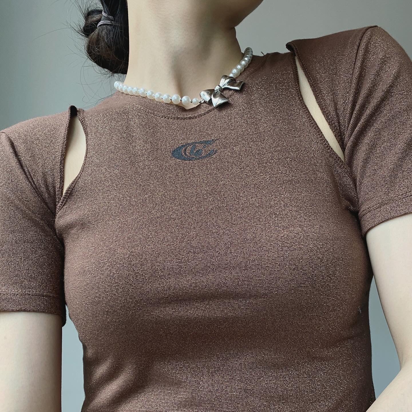 現貨 TP369 Cut out Top - Brown