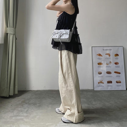 現貨 SK164 Ruffle Sheer Skirt - White | Cream | Black