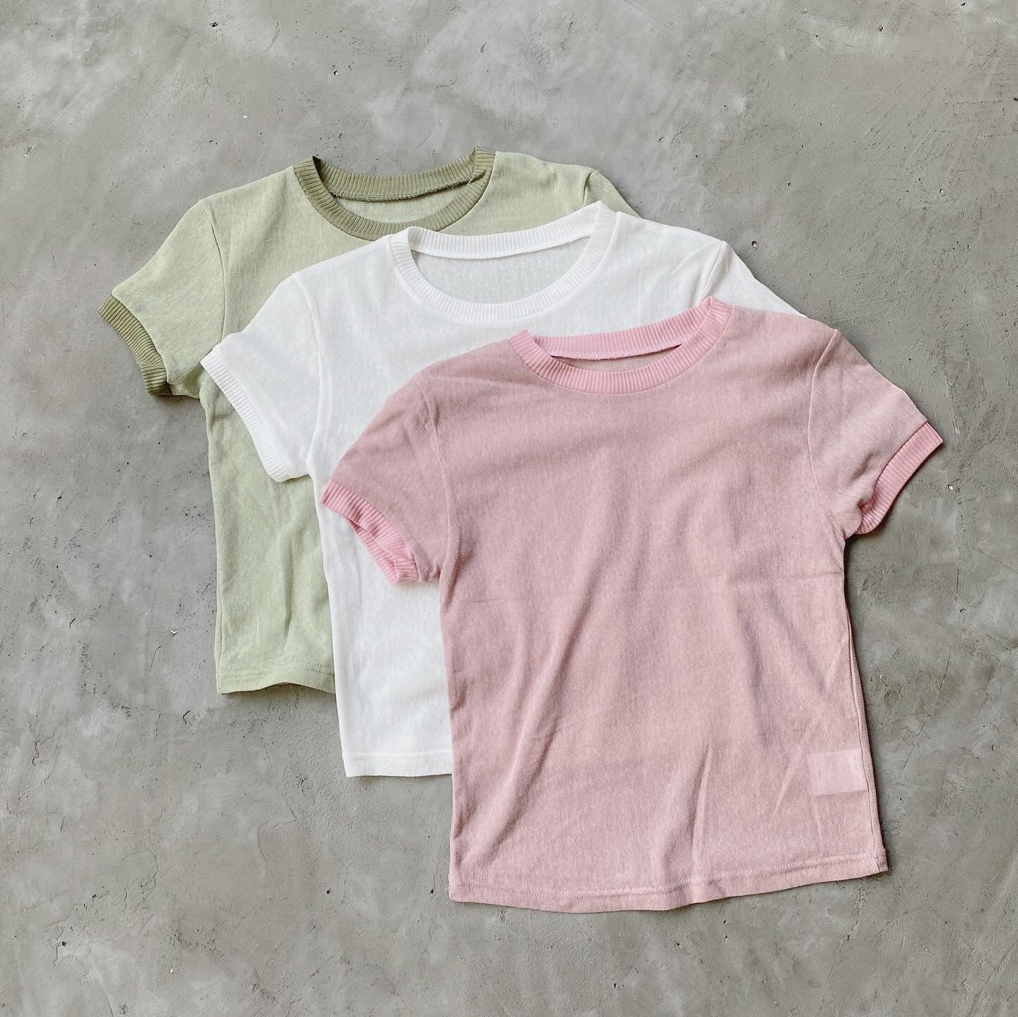 現貨 TP461 Sweet Sheer Top - Pink | White | Green