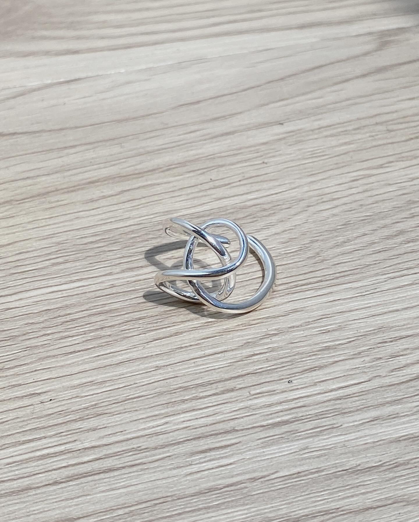 KA294 S925 Knot Ring