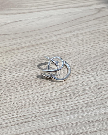 KA294 S925 Knot Ring