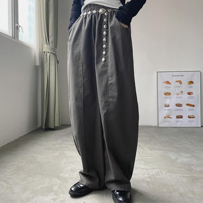 現貨 PT064 Balloon Pants - Ivory | Charcoal