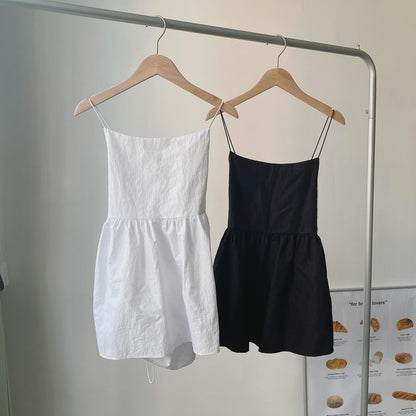 現貨 VT210 Backless Vest - White | Black