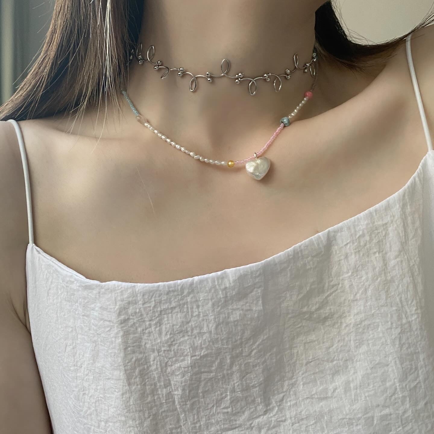 KA288 Vine Necklace - Silver