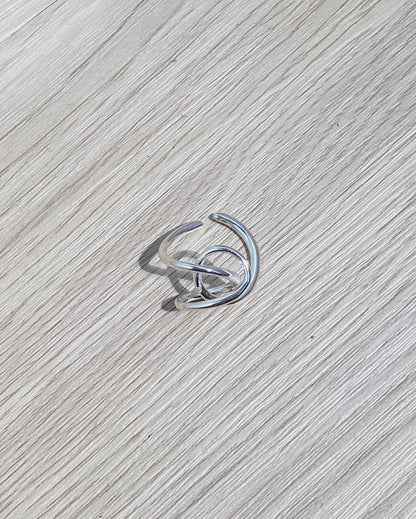 KA294 S925 Knot Ring