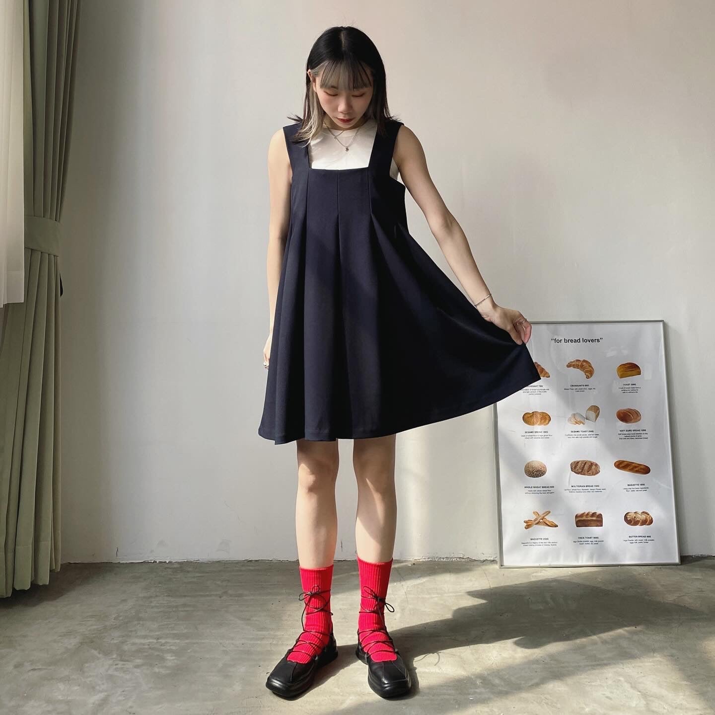 現貨 DS231 Pleated Mini Ops - Dark Navy