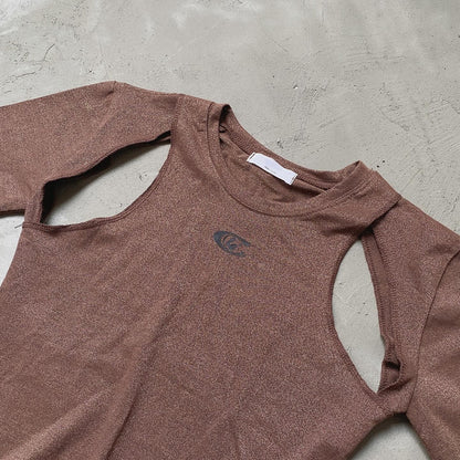 現貨 TP369 Cut out Top - Brown