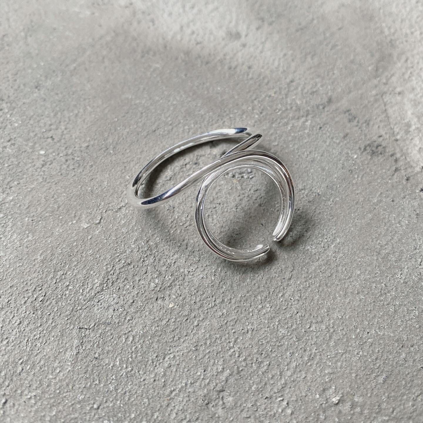 KA258 S925 Curve Ring