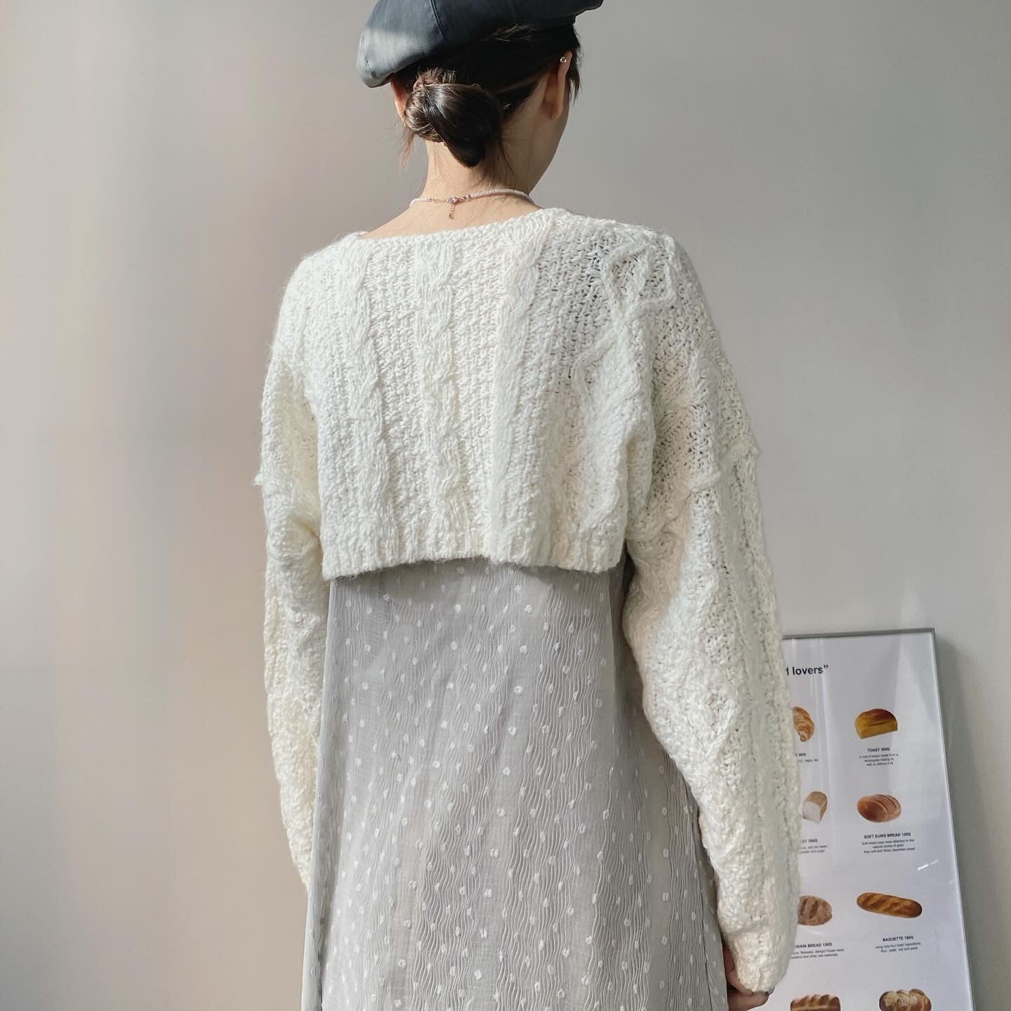 現貨 TP440 Wool Crop Knit - Ivory