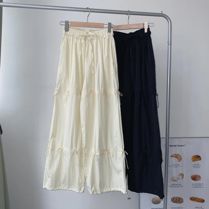 現貨 PT059 Ribbon Pants - Ivory | Black