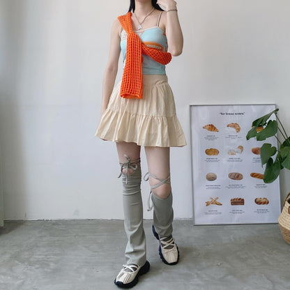 現貨 VT155 Print Sleeveless - Orange | Green