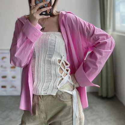 現貨 TP360 Oversize Shirt - Green | Pink