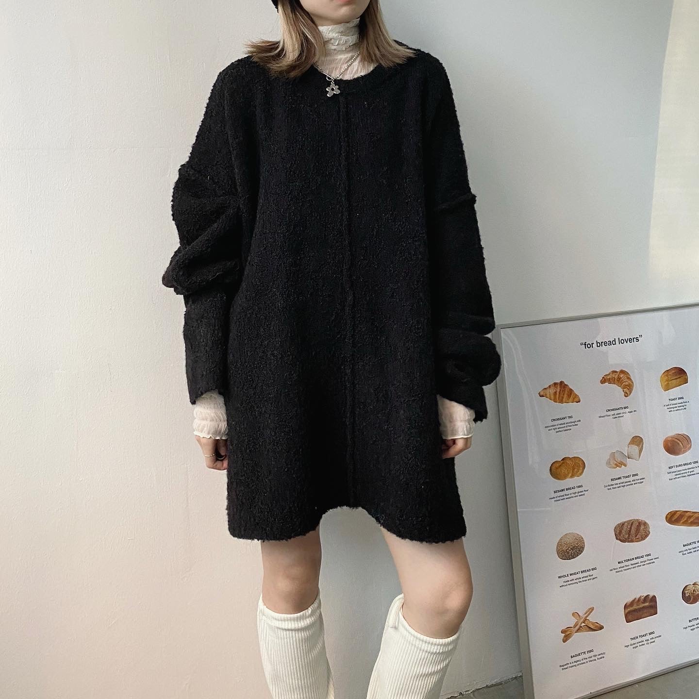 現貨 TP295 MOMO Knit OPS - Black