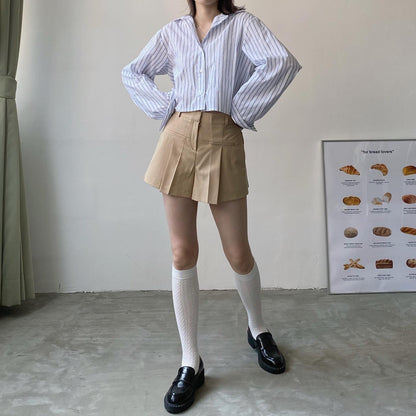 現貨 SP016 Suit Shorts - Beige | black