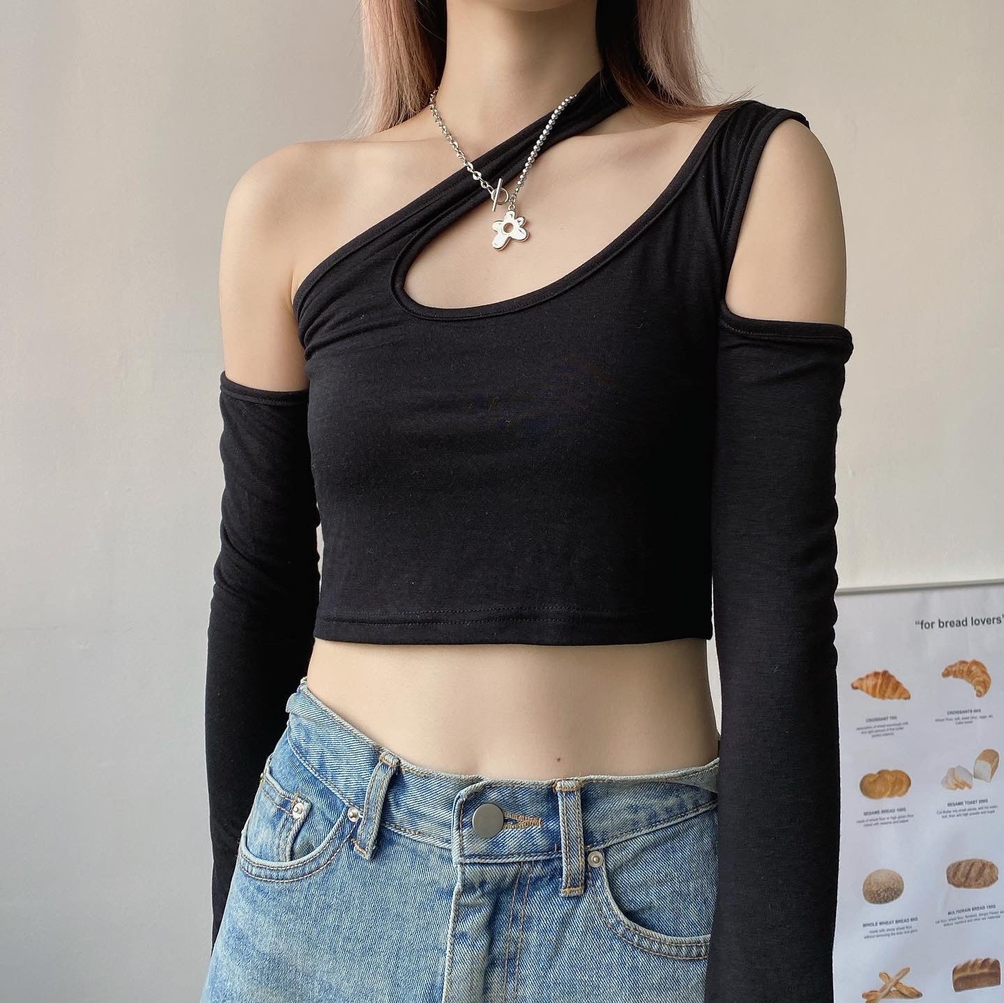 現貨 TP322 Cut-off Mini Top - Blue | Black