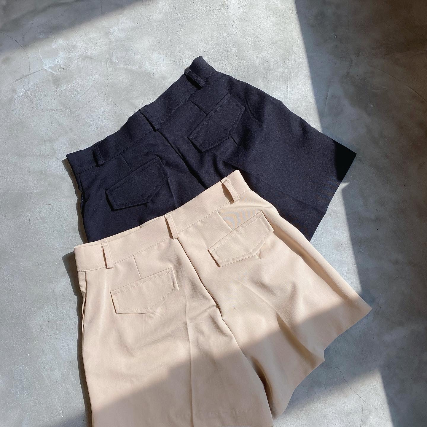 現貨 SP016 Suit Shorts - Beige | black