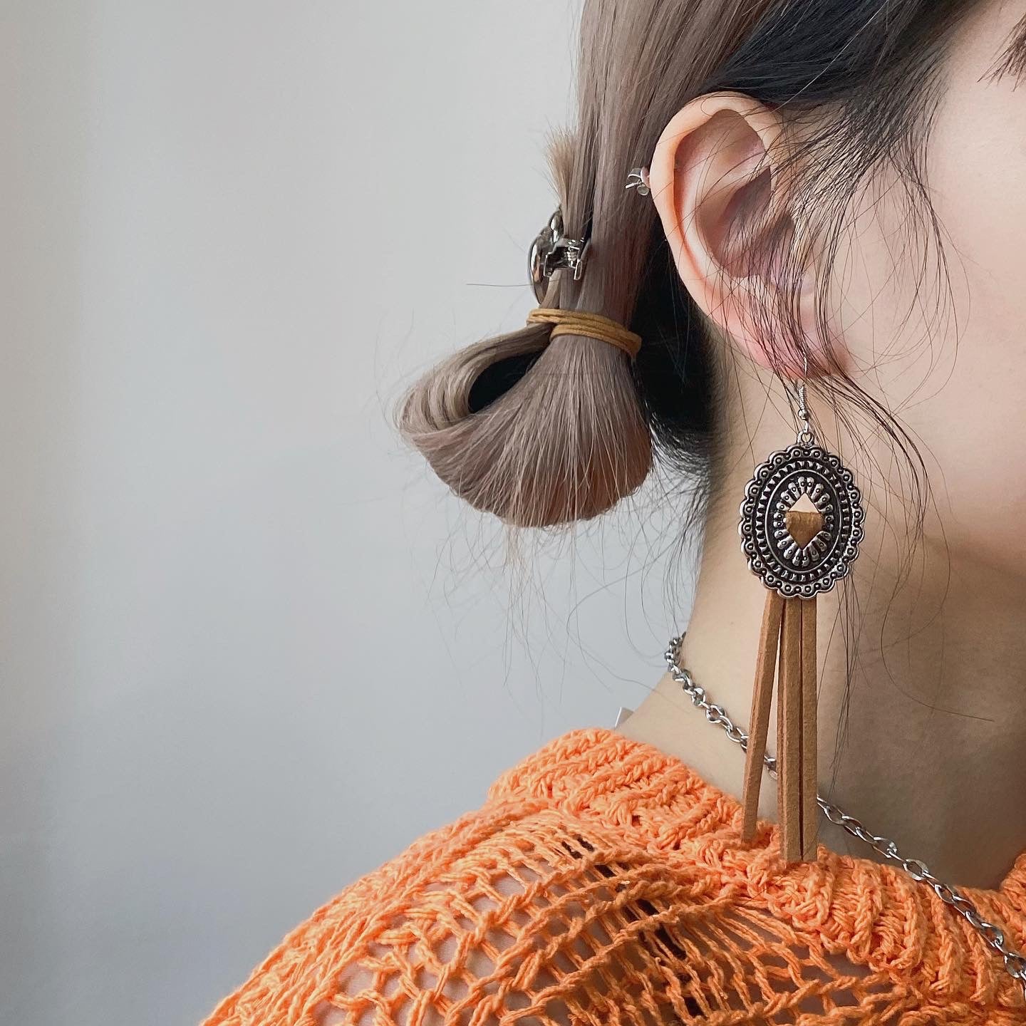 現貨 KA187 JP Vintage SOSO Earring - Black | Brown