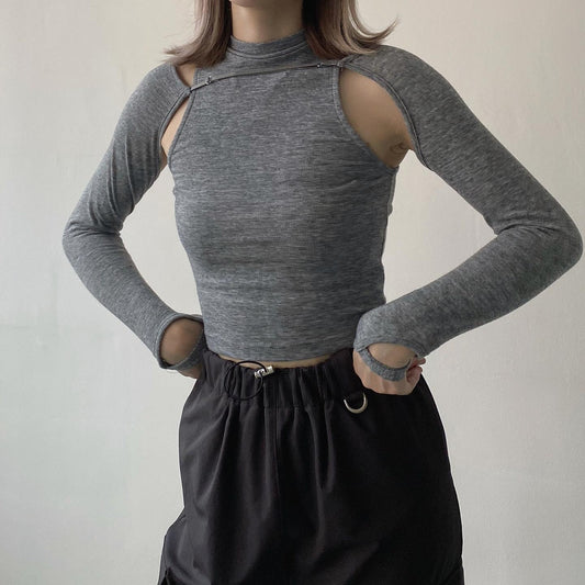 現貨 TP264 2Way Top - Black | Gray